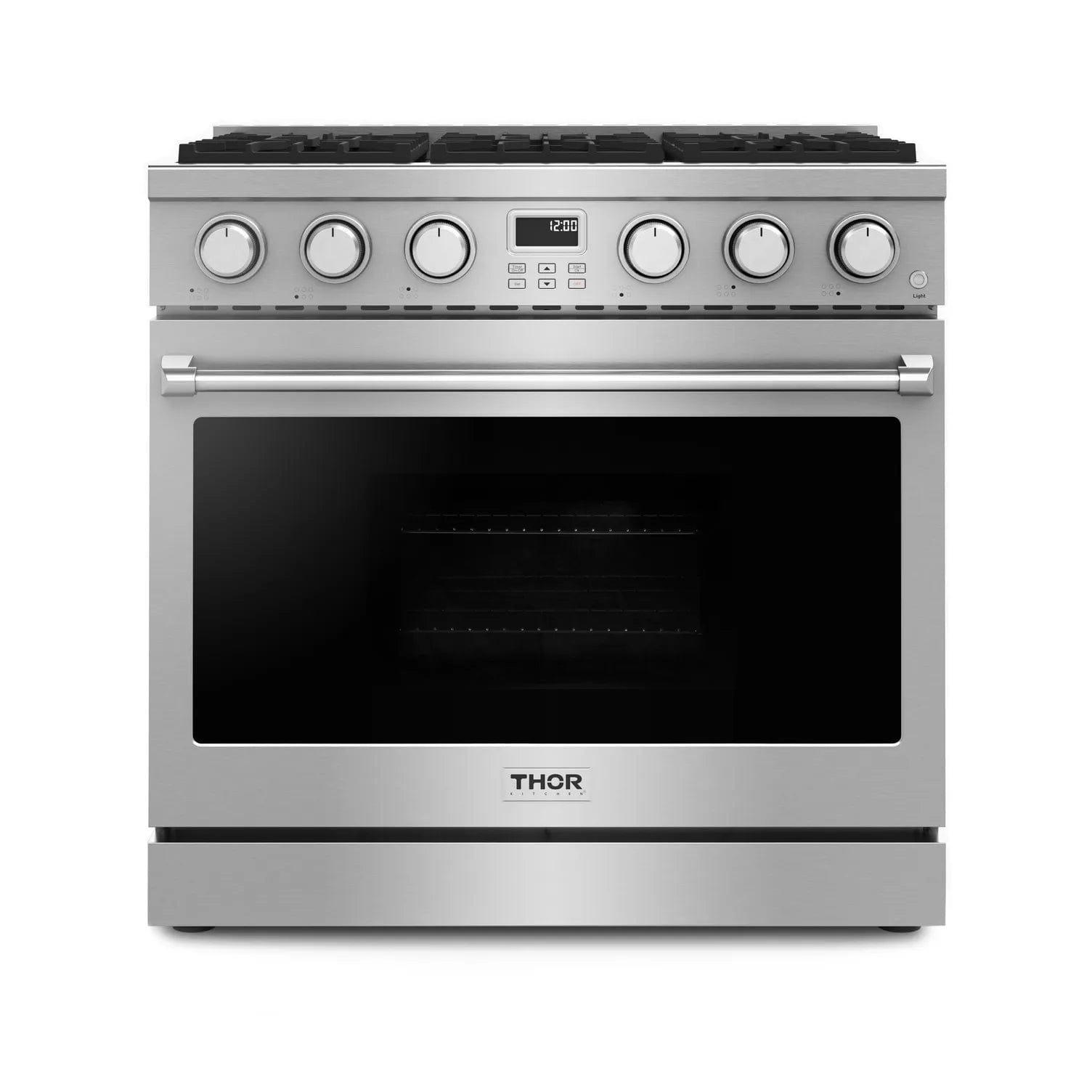 Thor Kitchen 36" Contemporary Professional Gas Range ARG36 I Luxury Appliances Direct