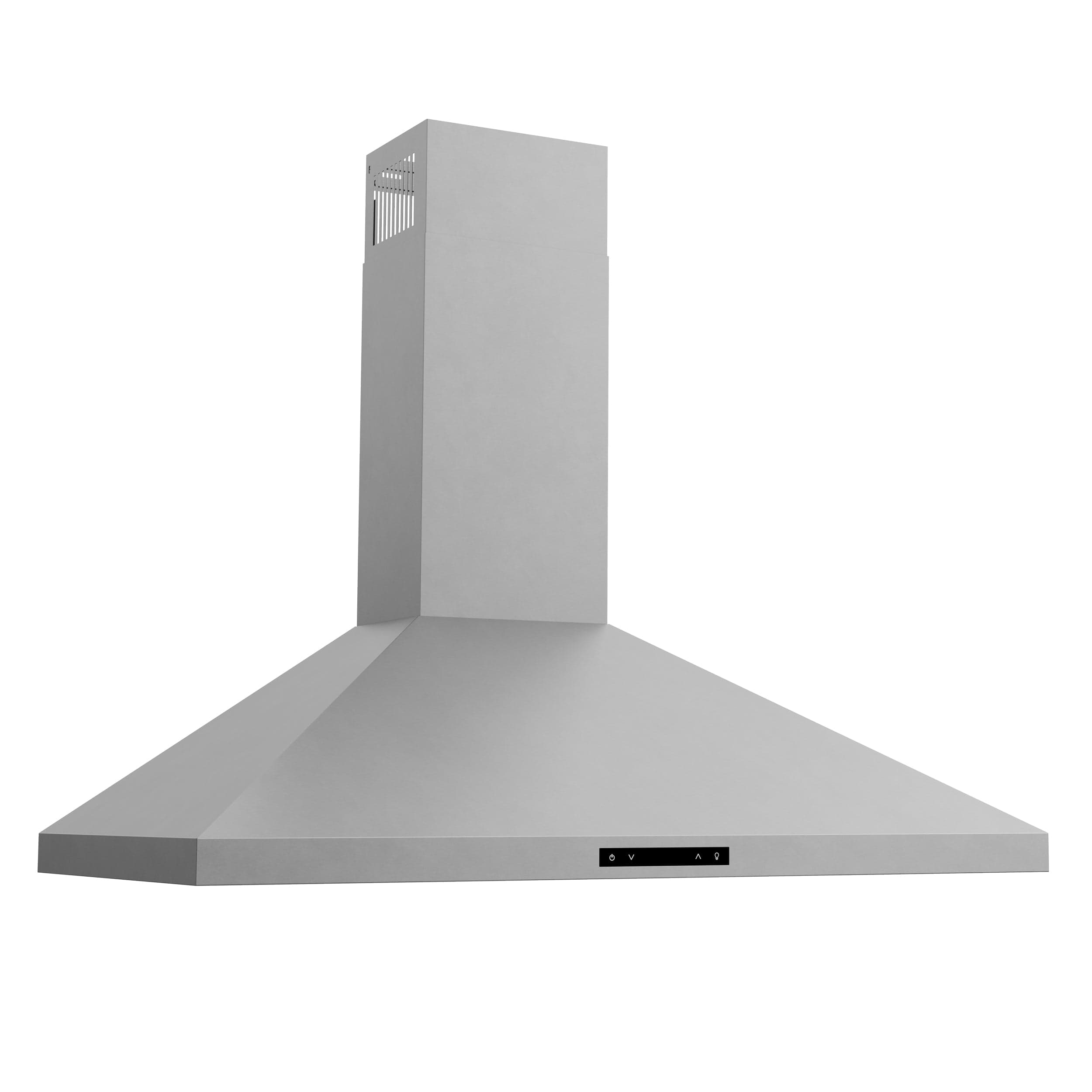 Thor Kitchen 36" Contemporary Wall Mount Range Hood in Stainless Steel ARH36P Range Hoods ARH36P Luxury Appliances Direct