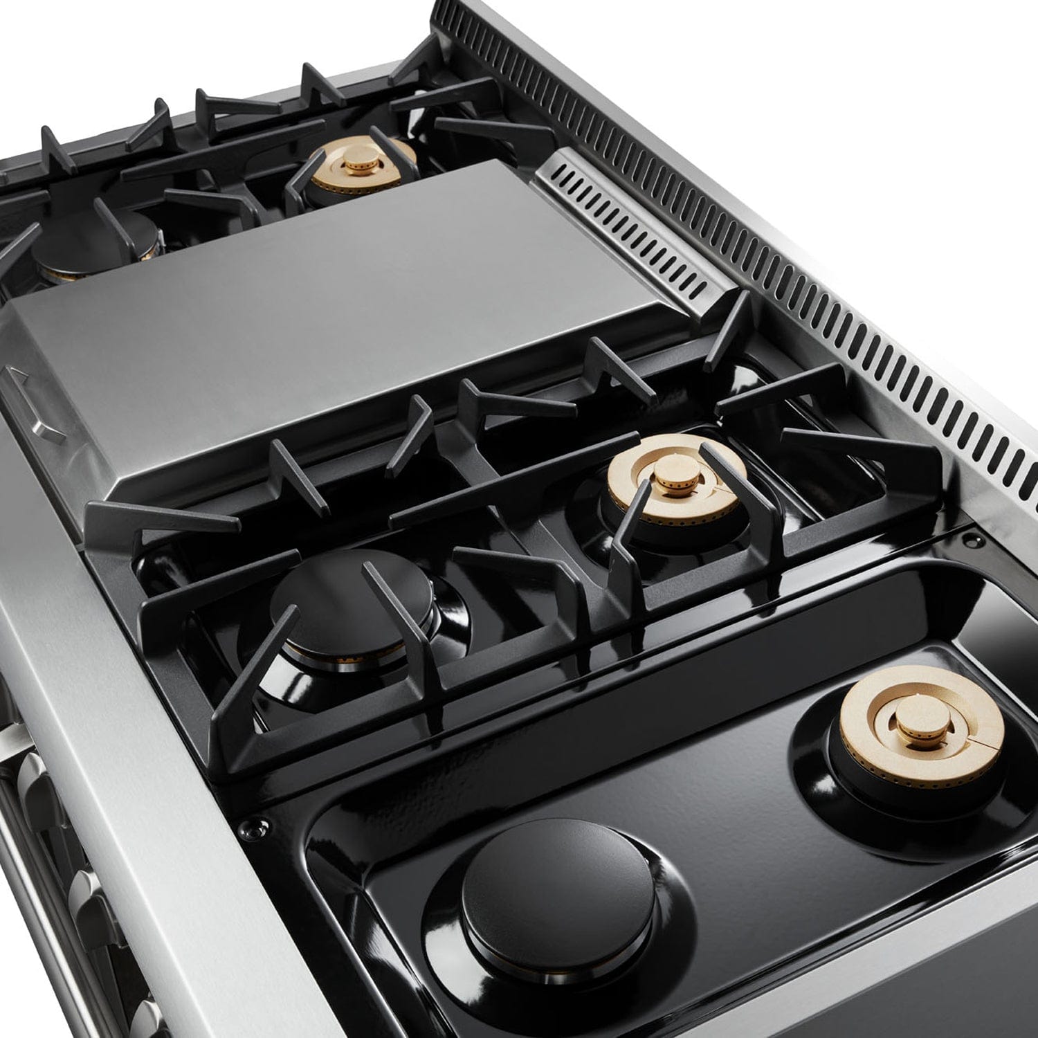 Thor Kitchen 48 in. 6.7 cu. ft. Professional Propane Gas Range in Stainless Steel HRG4808ULP Ranges HRG4808ULP Luxury Appliances Direct
