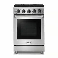 Thor Kitchen Appliance Package - 24 in. Propane Gas Range, Range Hood Ranges AP-LRG2401ULP Luxury Appliances Direct
