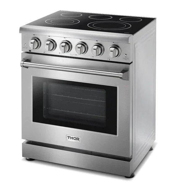 Thor Kitchen Appliance Package - 30 In. Electric Range, Refrigerator with Water and Ice Maker, Dishwasher Appliance Packages AP-HRE3001-9 Luxury Appliances Direct