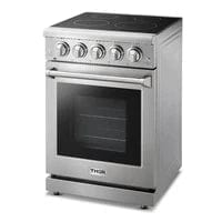 Thor Kitchen Package - 24 in. Professional Electric Range, Range Hood I Luxury Appliances Direct