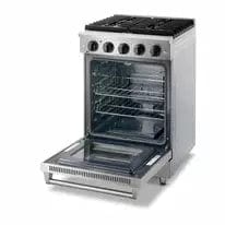 Thor Kitchen Package - 24 in. Professional Electric Range, Range Hood I Luxury Appliances Direct