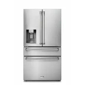 Thor Kitchen Package - 30 in. Propane Gas Range, Microwave Drawer, Refrigerator with Water and Ice Dispenser, Dishwasher Appliance Packages AP-LRG3001ULP-12 Luxury Appliances Direct