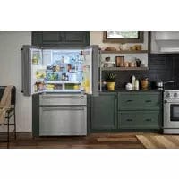 Thor Kitchen Package - 48 In. Dual Fuel Range, Range Hood, Refrigerator with Water and Ice Dispenser, Dishwasher, Microwave Drawer, Wine Cooler Appliance Packages AP-HRD4803U-14 Luxury Appliances Direct