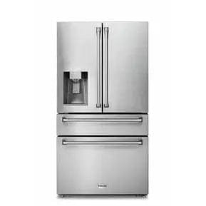Thor Kitchen Package - 48 In. Gas Burner, Electric Oven Range, Range Hood, Refrigerator, Dishwasher Ranges AP-HRD4803U-10 Luxury Appliances Direct