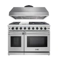 Thor Kitchen Package - 48 in. Gas Range, Range Hood Appliance Packages AP-LRG4807U Luxury Appliances Direct