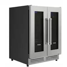 Thor Kitchen Package - 48 in. Gas Range, Range Hood, Refrigerator with Water and Ice Dispenser, Dishwasher, Wine Cooler, Microwave Ranges AP-LRG4807U-14 Luxury Appliances Direct