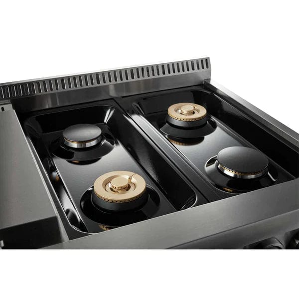 Thor Kitchen Package - 48 in. Propane Gas Burner/Electric Oven Range, Range Hood, Microwave Drawer Ranges AP-HRD4803ULP-5 Luxury Appliances Direct