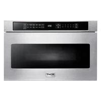 Thor Kitchen Package - 48 in. Propane Gas Range, Dishwasher, Refrigerator with Water and Ice Dispenser, Microwave Drawer Appliance Packages AP-LRG4807ULP-12 Luxury Appliances Direct