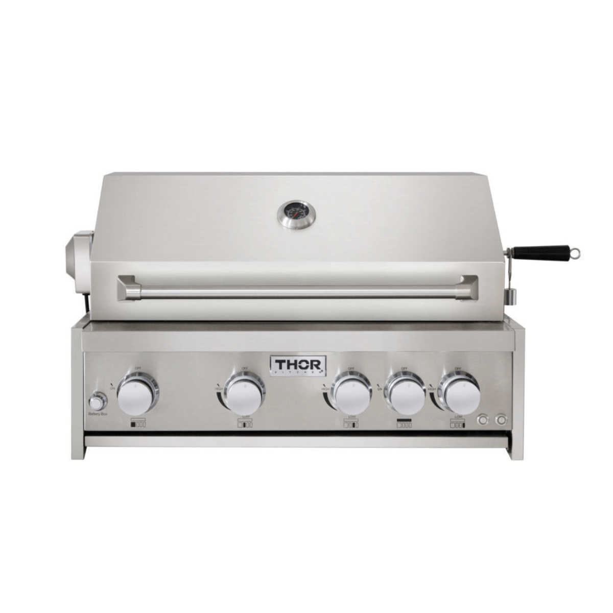 Thor Outdoor Kitchen Package with Propane Gas Grill and Freezer, AP-Outdoor-LP-F-6-B Outdoor Grill Package AP-Outdoor-LP-F-6-B Luxury Appliances Direct
