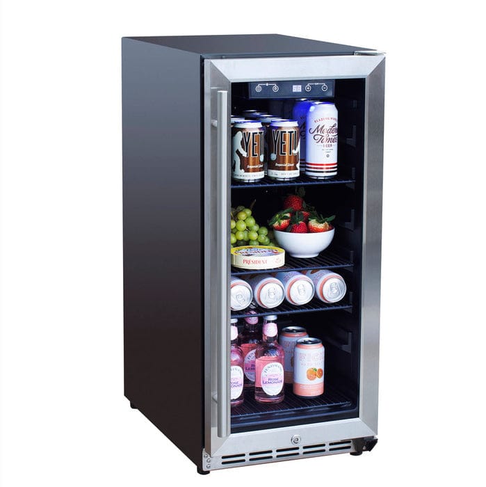 True Flame 15" Outdoor Rated Fridge TF-RFR-15 Refrigerators Luxury Appliances Direct