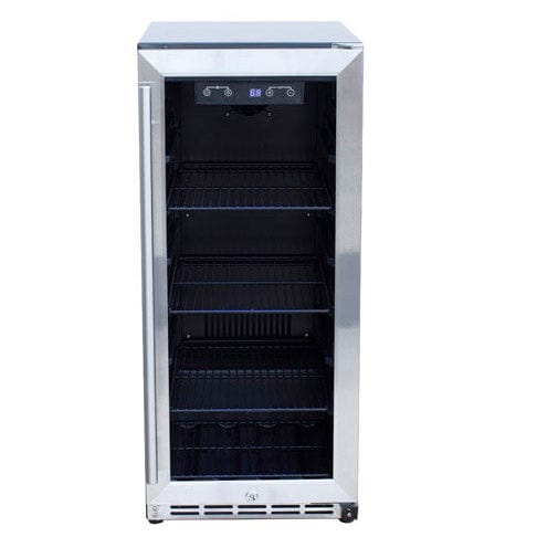 True Flame 15" Outdoor Rated Fridge TF-RFR-15 Refrigerators TF-RFR-15G Luxury Appliances Direct