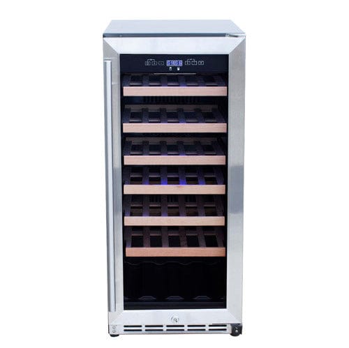 True Flame 15" Outdoor Rated Single Zone Wine Cooler TF-RFR-15W Wine Coolers TF-RFR-15W Luxury Appliances Direct