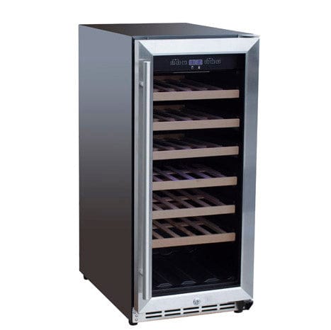 True Flame 15" Outdoor Rated Single Zone Wine Cooler TF-RFR-15W Wine Coolers TF-RFR-15W Luxury Appliances Direct