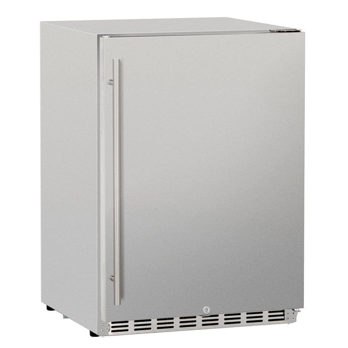 True Flame 24" 5.3C Deluxe Outdoor Rated Fridge TF-RFR-24D Refrigerators Luxury Appliances Direct