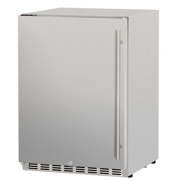 True Flame 24" 5.3C Deluxe Outdoor Rated Fridge TF-RFR-24D Refrigerators Luxury Appliances Direct