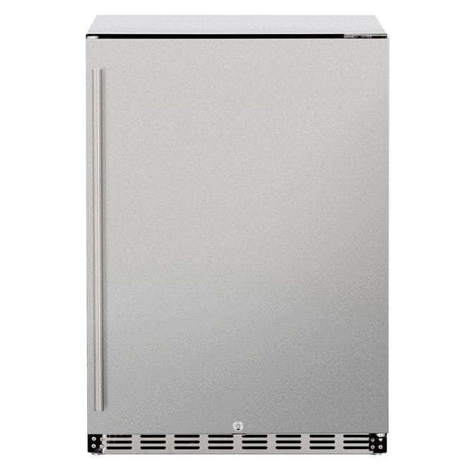 True Flame 24" 5.3C Deluxe Outdoor Rated Fridge TF-RFR-24D Refrigerators TF-RFR-24D-R Luxury Appliances Direct