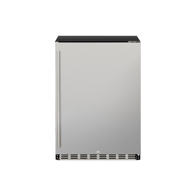 True Flame 24" 5.3C Outdoor Rated Fridge TF-RFR-24S Refrigerators TF-RFR-24S-R Luxury Appliances Direct