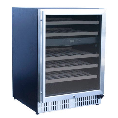 True Flame 24" Outdoor Rated Dual Zone Wine Cooler TF-RFR-24WD Wine Coolers TF-RFR-24WD Luxury Appliances Direct