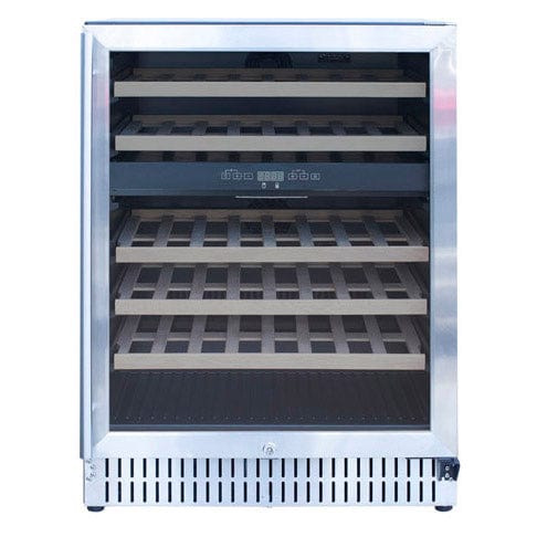 True Flame 24" Outdoor Rated Dual Zone Wine Cooler TF-RFR-24WD Wine Coolers TF-RFR-24WD Luxury Appliances Direct