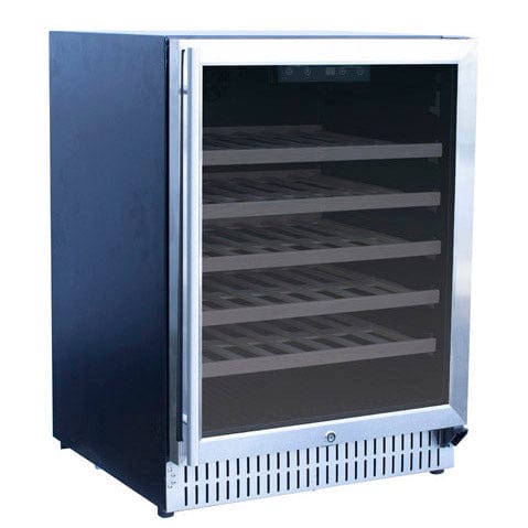 True Flame 24" Outdoor Rated Single Zone Wine Cooler TF-RFR-24W Wine Coolers TF-RFR-24W Luxury Appliances Direct