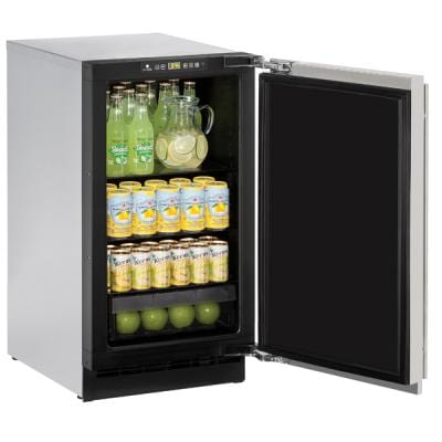 U-Line 2218R 18" Solid Refrigerator Reversible Hinge Refrigerators Luxury Appliances Direct
