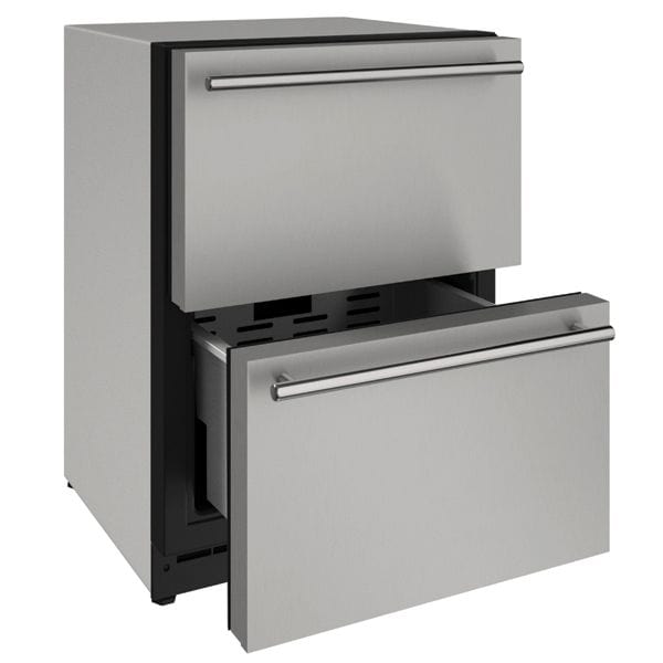 U-Line 2224DWR 24" Refrigerator Drawers Integrated/Stainless Solid 115v Refrigerators Luxury Appliances Direct