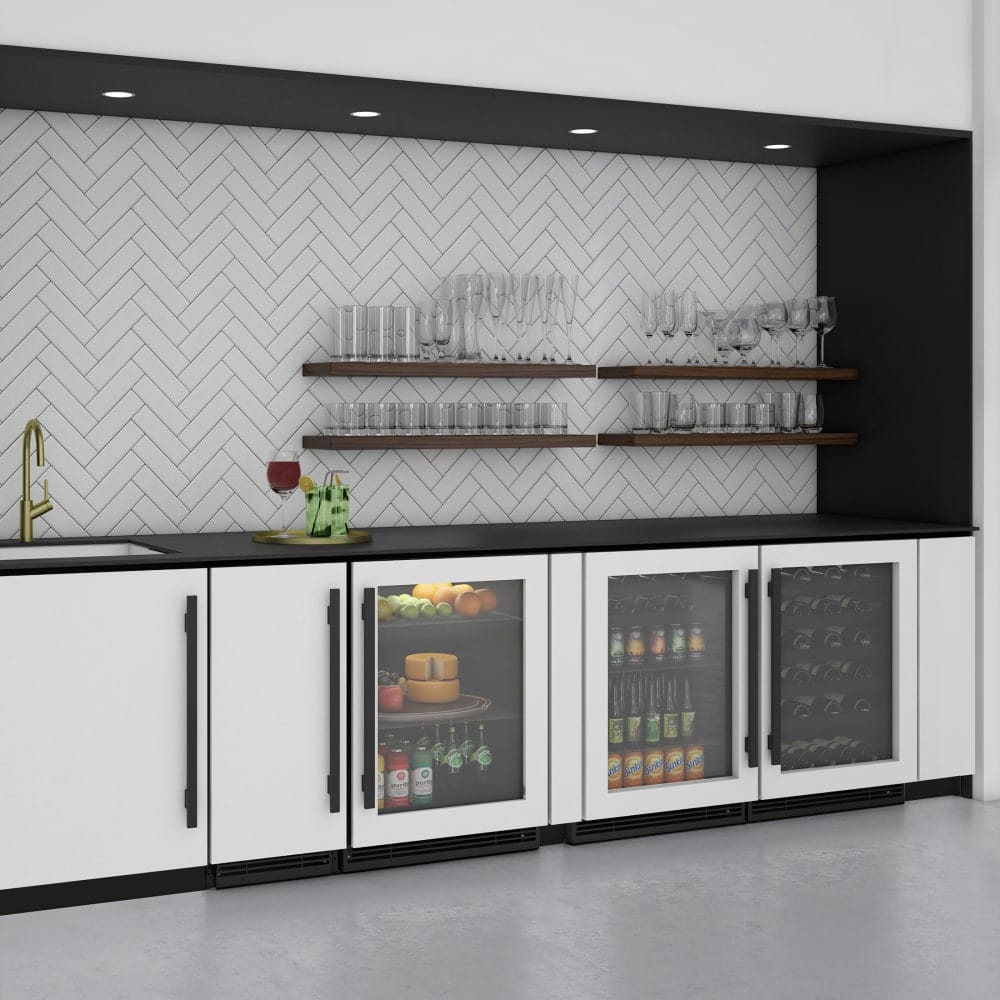 U-Line 24" Integrated Frame Beverage Center UHBV124-IG01A Beverage Centers UHBV124-IG01A Luxury Appliances Direct