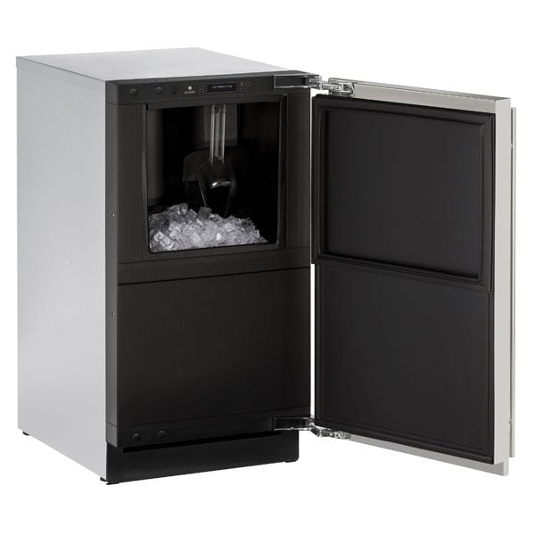 U-Line 3018CLR 18" Clear Ice Machine Reversible Hinge 115v Freestanding Ice Makers Luxury Appliances Direct