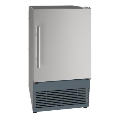 U-Line ACR015 15" Reversible Hinge Ice Maker Freestanding/Built-In Ice Makers UACR015-SS01A Luxury Appliances Direct
