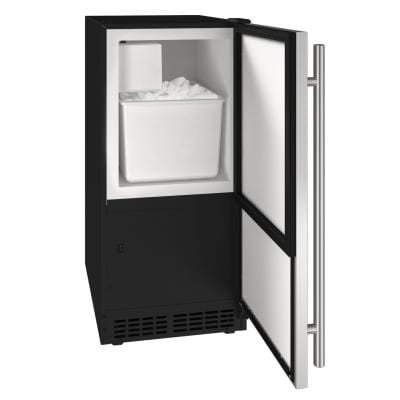 U-Line ACR115 15" Reversible Hinge Crescent Ice Maker Freestanding/Built-In Ice Makers Luxury Appliances Direct