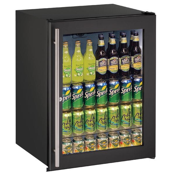 U-Line ADA24R 24" Refrigerator Reversible Hinge Refrigerators U-ADA24RGLB-13B Luxury Appliances Direct