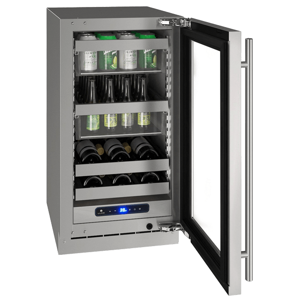 U-Line HBV518 18" Beverage Center Reversible Hinge Integrated Frame Beverage Centers Luxury Appliances Direct