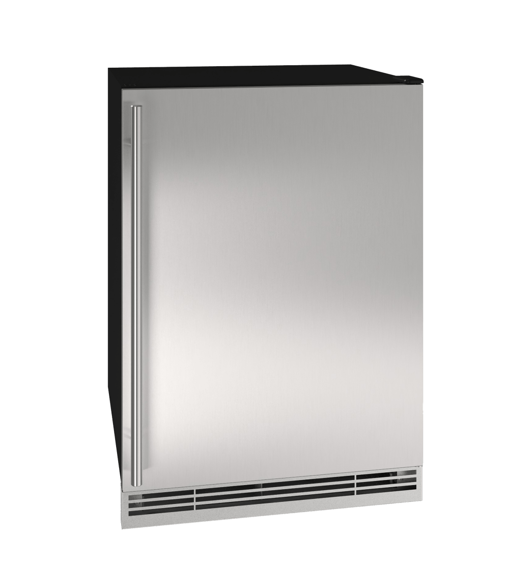 U-Line HFZ124 24" Convertible Freezer Reversible Hinge 115v Freezers UHFZ124-SS01B Luxury Appliances Direct