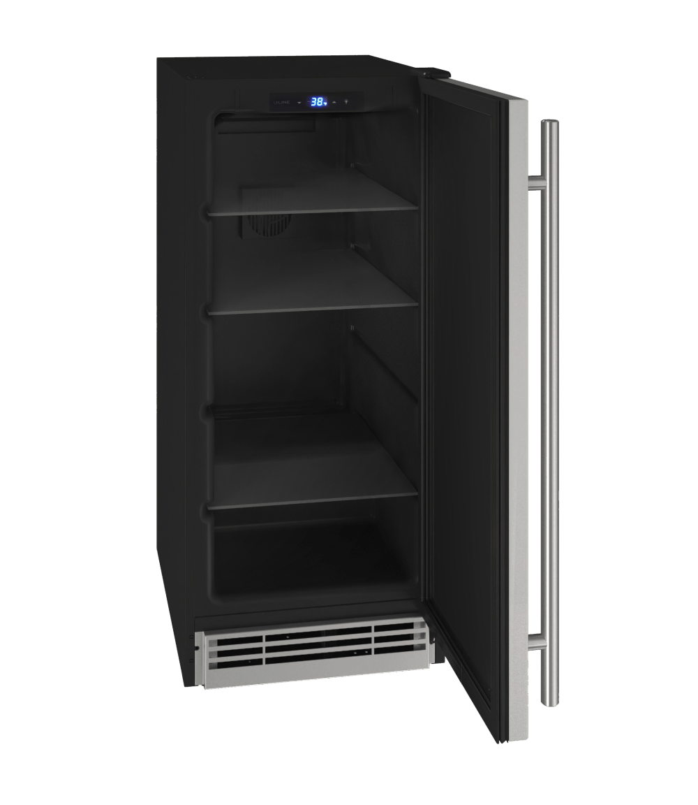 U-Line HRE115 15" Solid Refrigerator Reversible Hinge 115v Refrigerators Luxury Appliances Direct