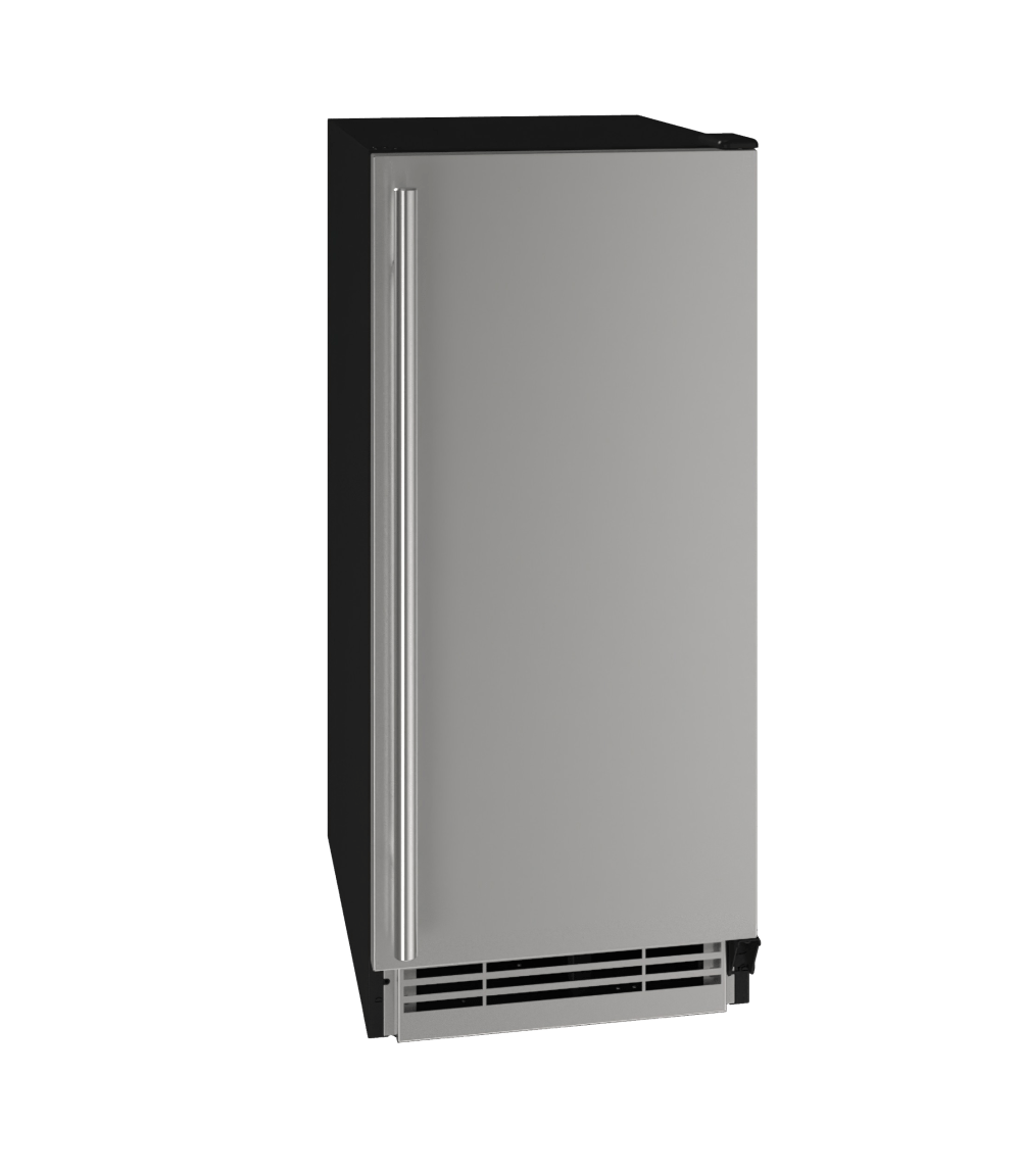 U-Line HRE115 15" Solid Refrigerator Reversible Hinge 115v Refrigerators UHRE115-SS01A Luxury Appliances Direct