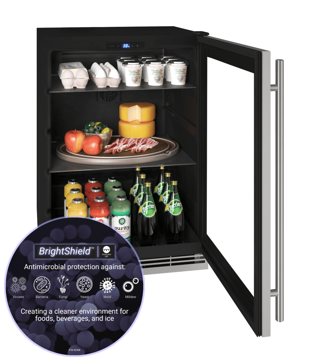 U-Line HRE124 24" Refrigerator Reversible Hinge 115v Refrigerators Luxury Appliances Direct