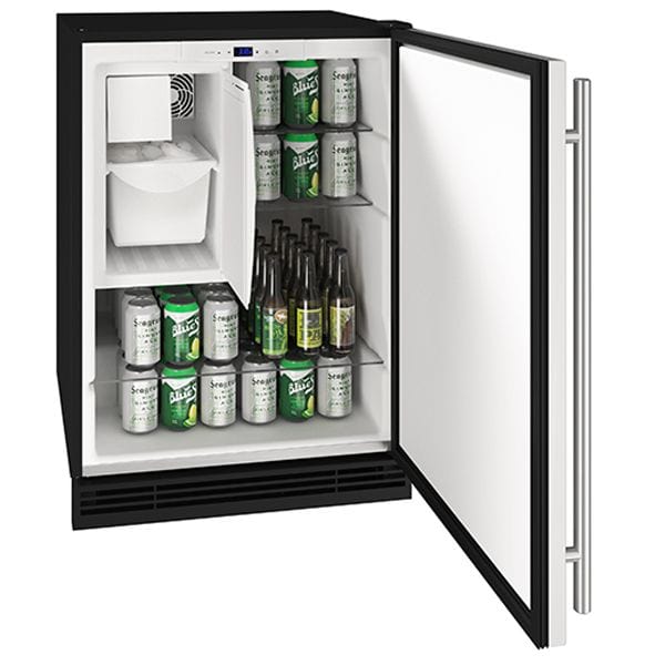 U-Line HRI124 24" Refrigerator/Ice Maker Reversible Hinge 115v I Luxury Appliances Direct