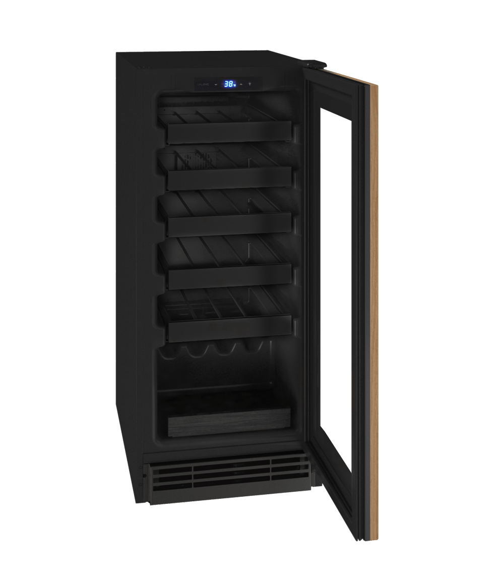 U-Line HWC115 15" Wine Refrigerator Reversible Hinge Wine Coolers Luxury Appliances Direct