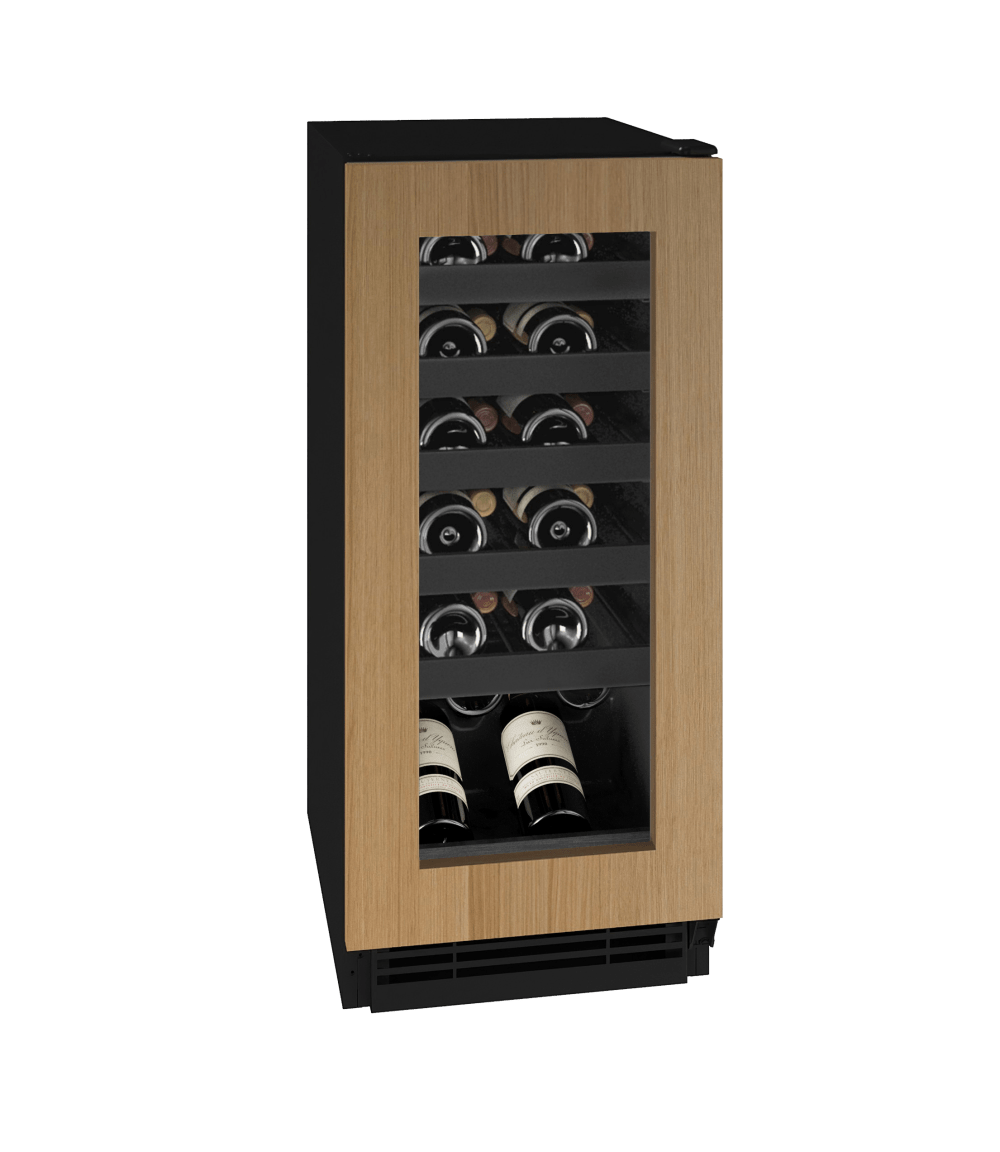 U-Line HWC115 15" Wine Refrigerator Reversible Hinge Wine Coolers UHWC115-IG01A Luxury Appliances Direct