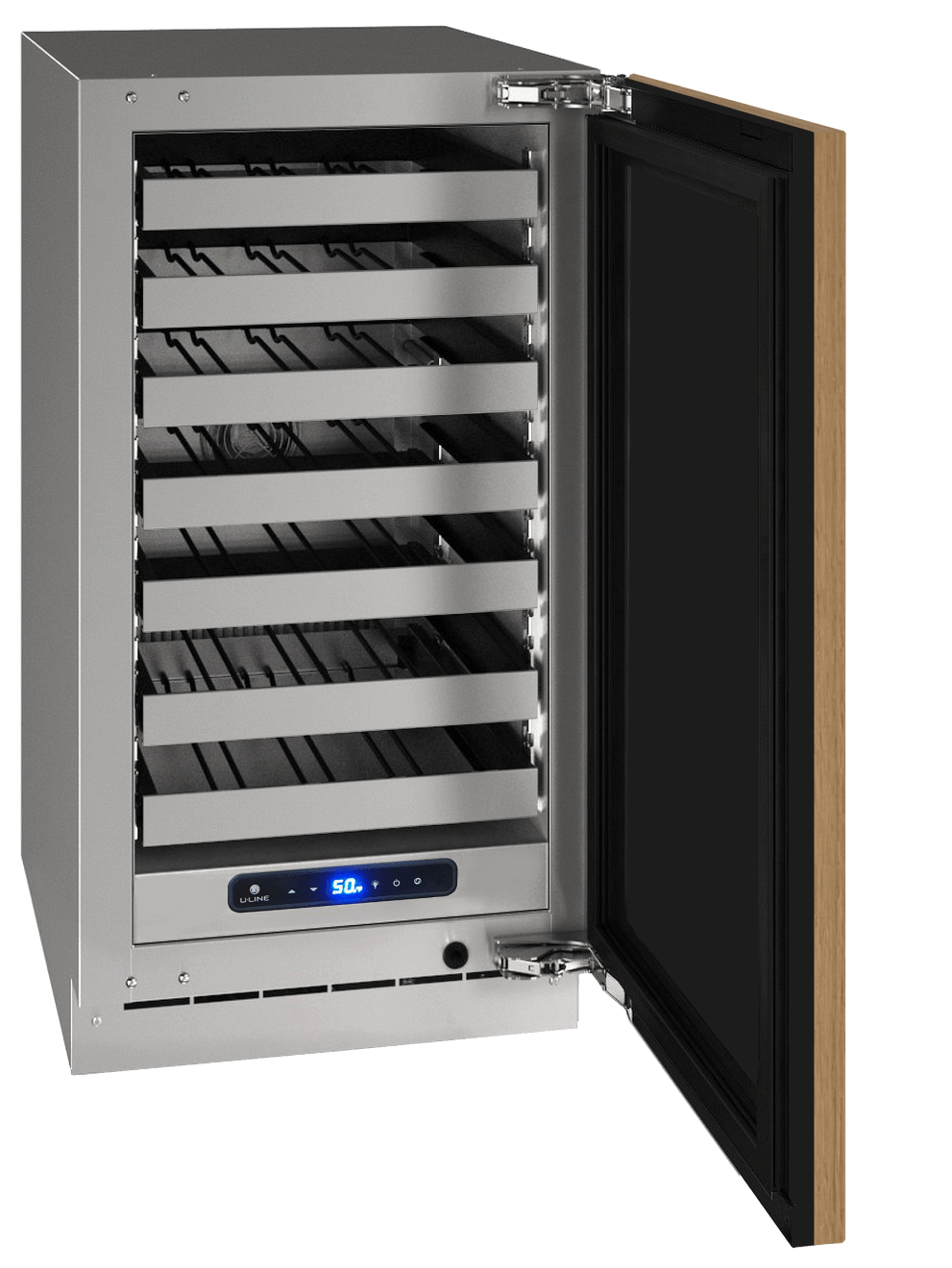 U-Line HWC518 18" Wine Refrigerator Reversible Hinge Wine Coolers Luxury Appliances Direct