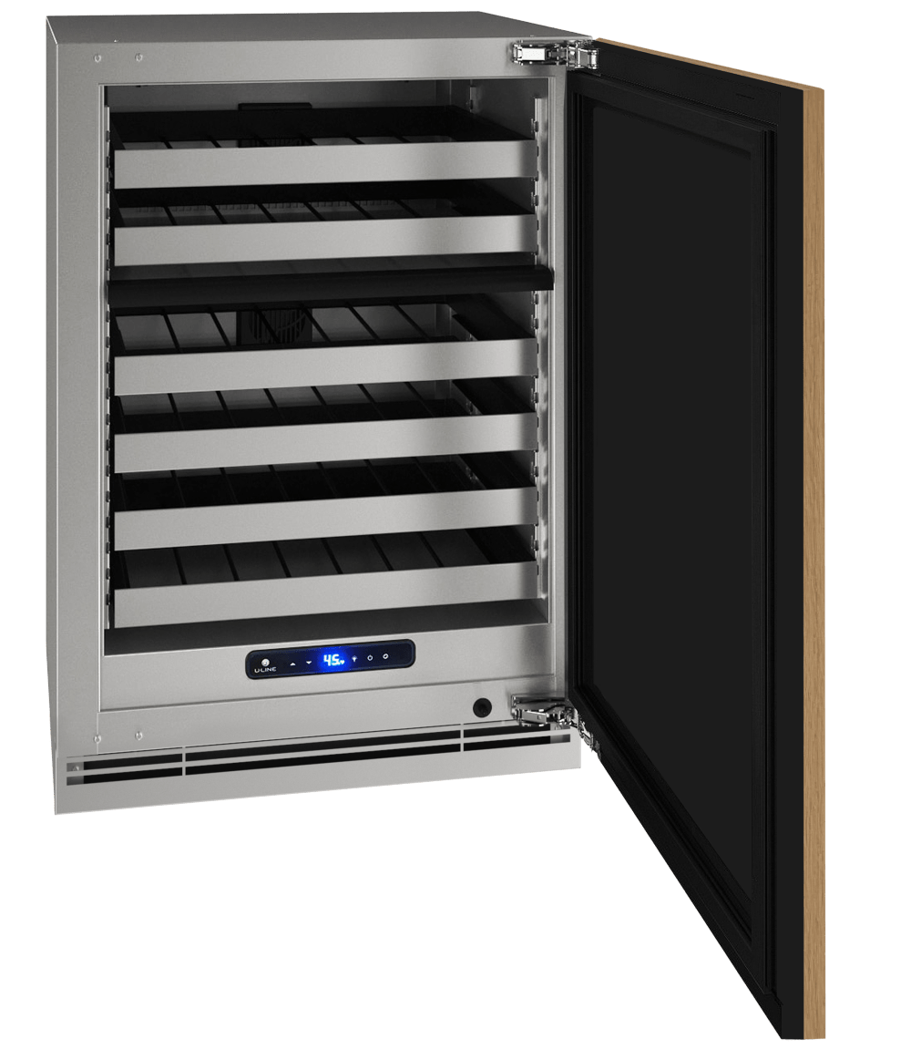 U-Line HWD524 24" Dual-Zone Wine Refrigerator Reversible Hinge Wine Coolers Luxury Appliances Direct