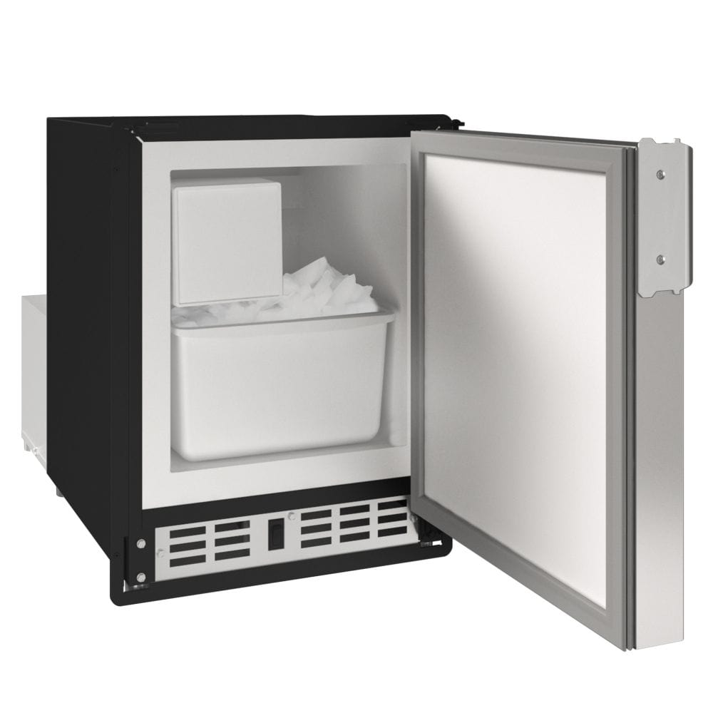 U-Line MCR114 14" Crescent Ice Maker Reversible Hinge Freestanding/Built-In Ice Makers Luxury Appliances Direct