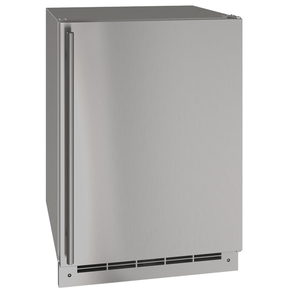 U-Line ORE124 24" Outdoor Refrigerator Reversible Hinge Stainless Solid Refrigerators UORE124-SS01A Luxury Appliances Direct