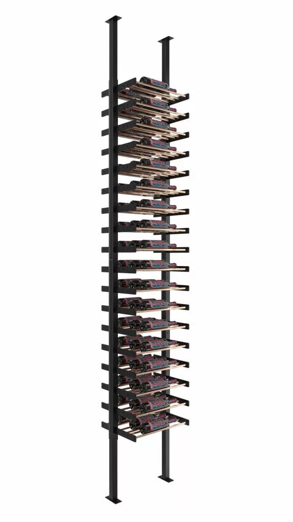 VintageView 54 Bottles Double Sided Wine Wall Post Kit Floor-to-Ceiling Wine Rack WW-FCP-KIT-1C-12 I Luxury Appliances Direct