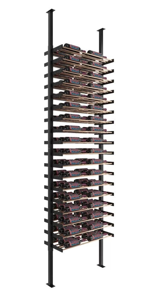 VintageView Evolution Double Sided Wine Wall Post Kit 10 2C Floor-to-Ceiling 108 Bottles WW-FCP-KIT-2C-12-K I Luxury Appliances Direct
