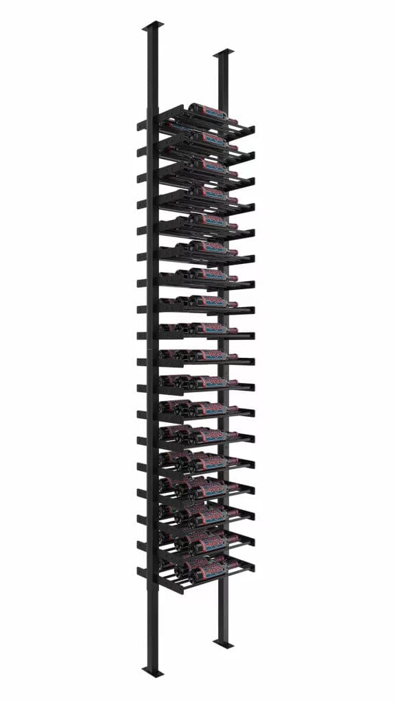 VintageView Evolution Double Sided Wine Wall Post Kit 10 2C Floor-to-Ceiling 108 Bottles WW-FCP-KIT-2C-12-K I Luxury Appliances Direct