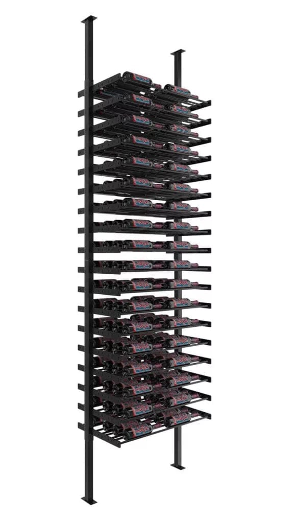 VintageView Evolution Double Sided Wine Wall Post Kit 10 2C Floor-to-Ceiling 144 Bottles WW-FCP-KIT-2C-13-K I Luxury Appliances Direct
