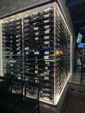 VintageView Evolution Freestanding Metal and Acrylic Wine Rack Base 162 Bottles WT-92-X-K I Luxury Appliances Direct